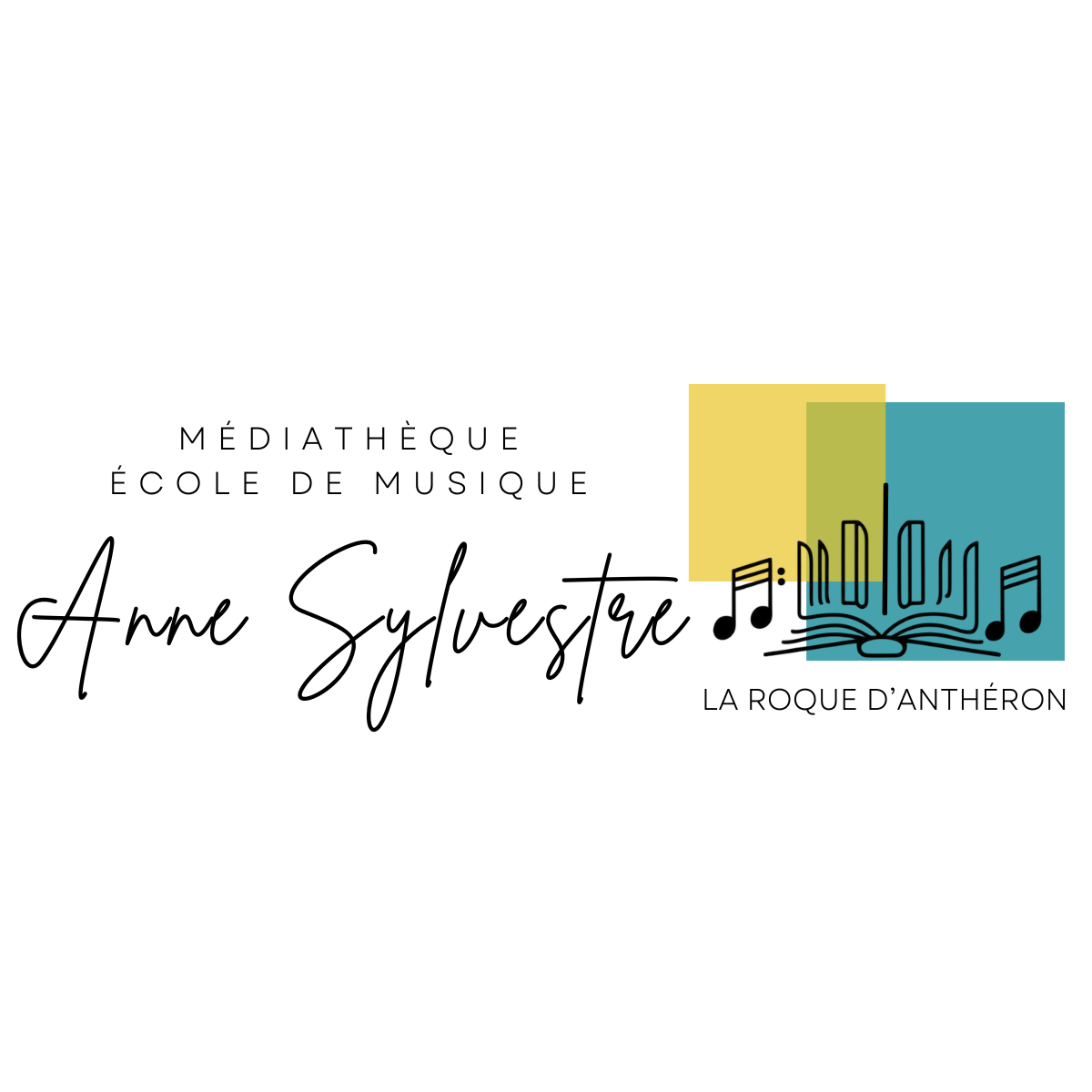 logo mediatheque roque d antheron